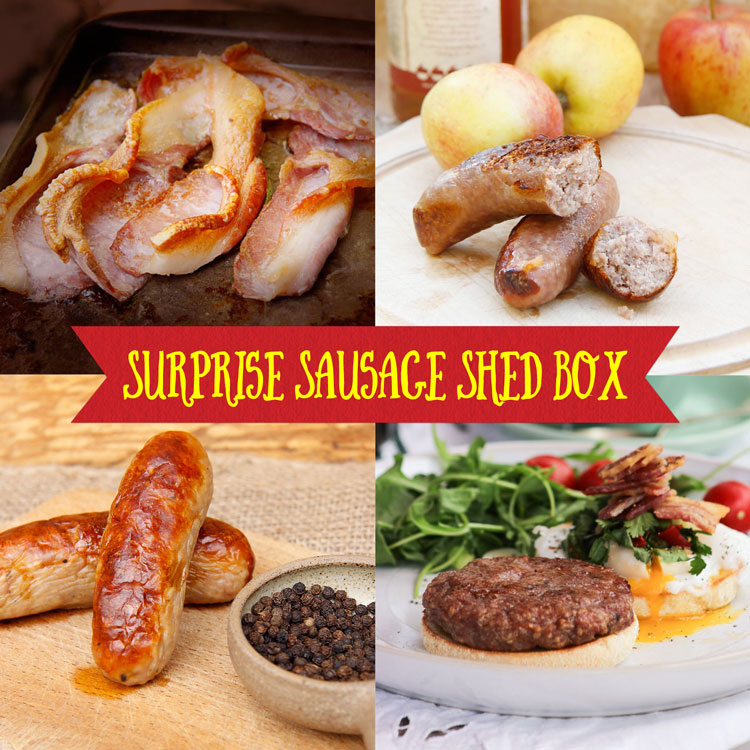 Surprise Sausage Shed Box Monthly sausage & meats delivery box
